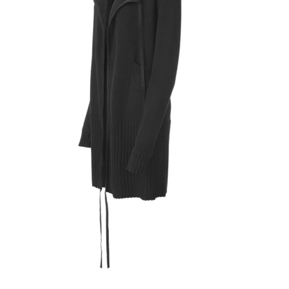 CAbi Black Open Front ATC Offhand Cardigan Sweater - Picture 2 of 8